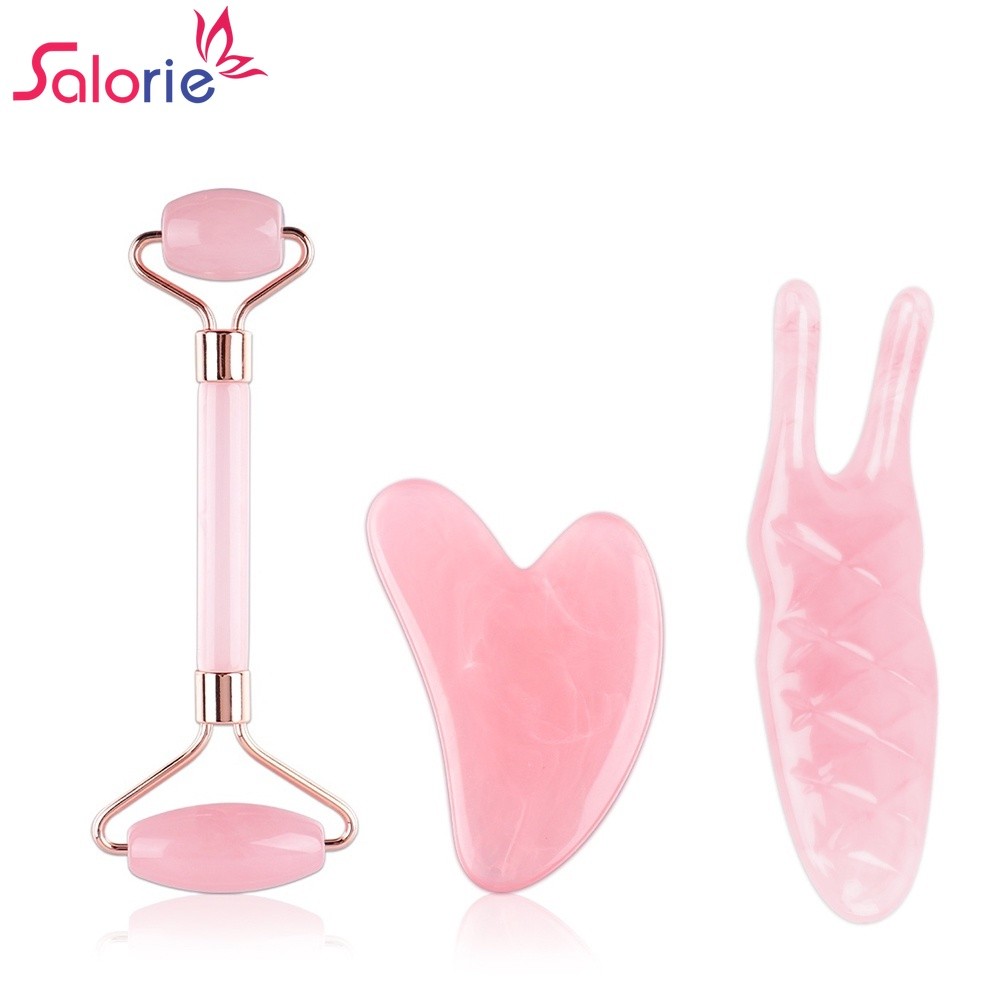 Salorie ลูกกลิ้งเรซิ่นธรรมชาติ สําหรับนวดใบหน้า จมูก กระชับใบหน้า ลดริ้วรอย