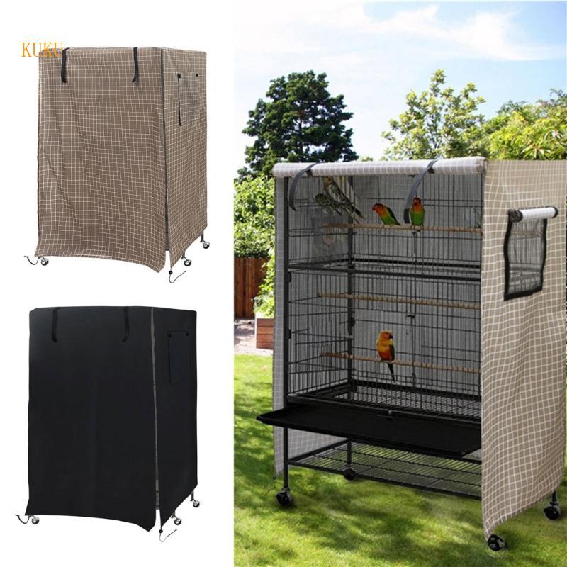 KU* Universal Bird Cage Cover Blackout ปกป้องนกของคุณจากแสงแดดและ Uv เหมาะสําหรับกรงนกต่างๆบน Ba