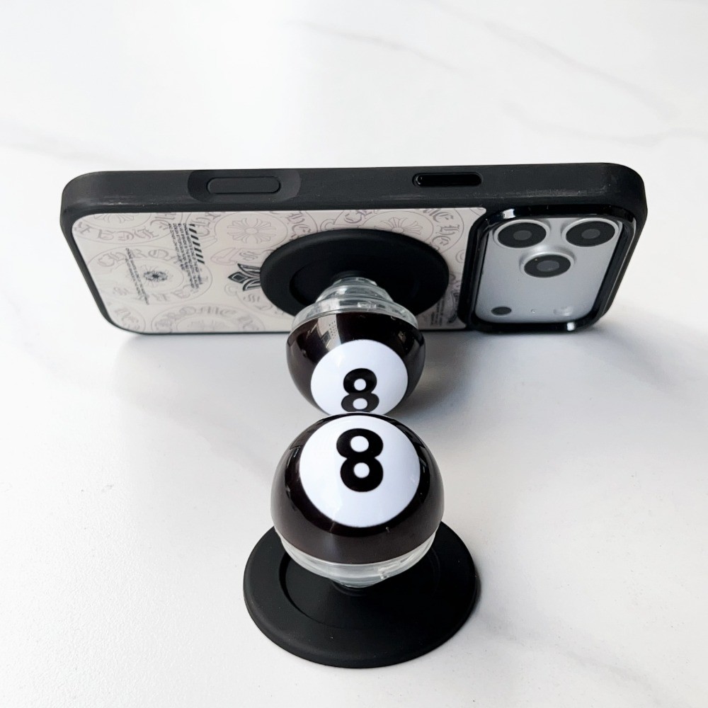 8 Ball Pool Magnetic Attraction Phone Grips Bracket Holder สําหรับแม่เหล็กโทรศัพท์มือถือกรณี