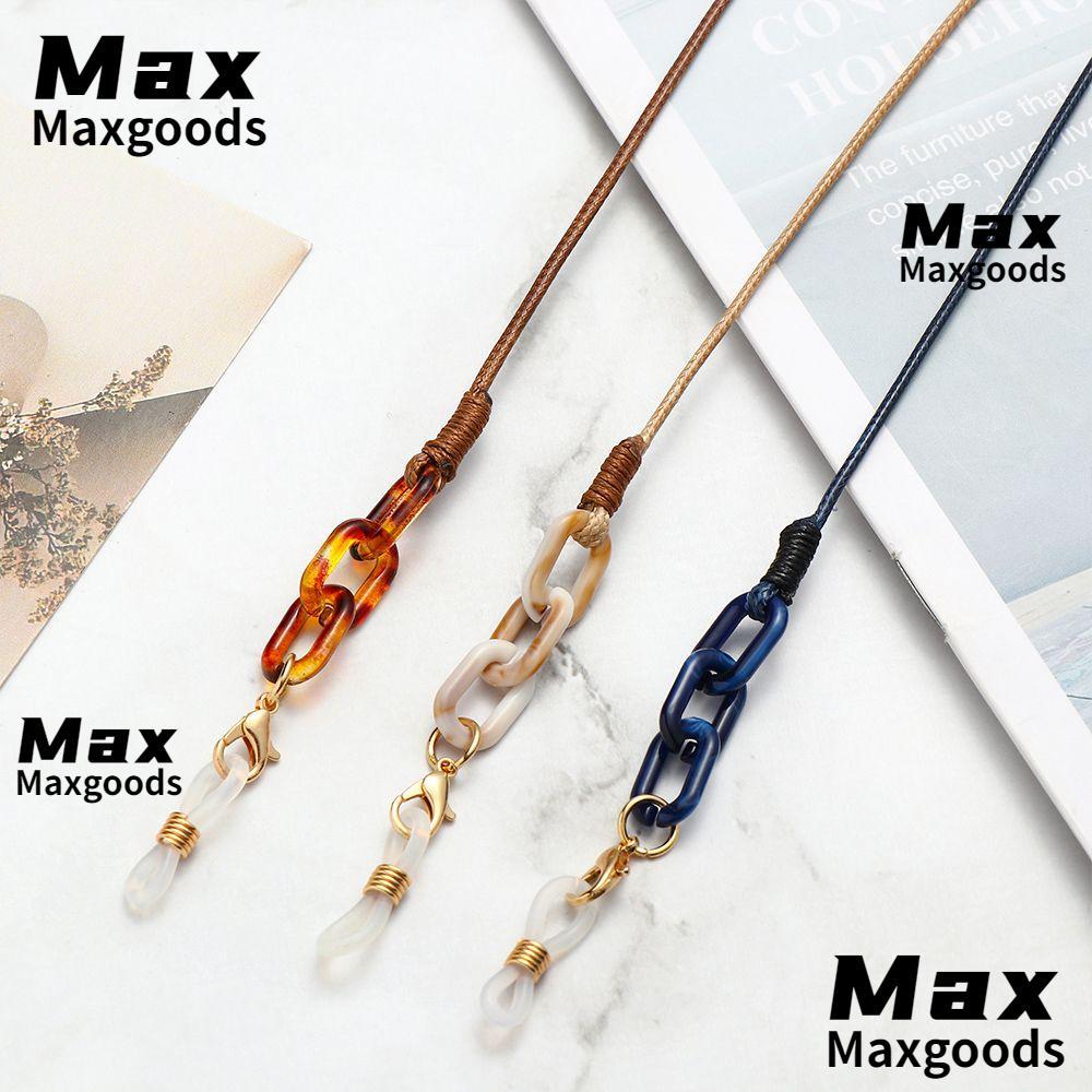 MAXG แว่นตาโซ่สร้อยคอ แฟชั่นและสะดวกพกพา