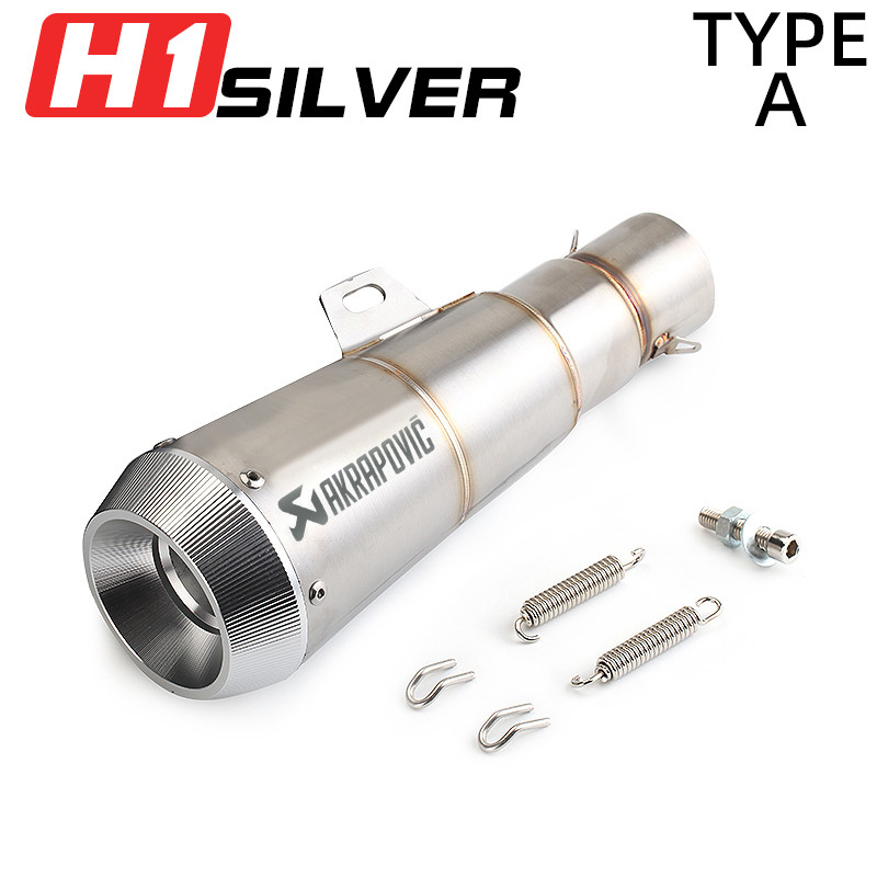 51MM Retro Escape ท่อไอเสียสําหรับ CBR650 CB500 S1000R XMAX GSX150 R7 H1 AK Escape Para Moto