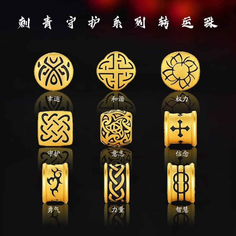 Transfer Bead Lucky Bead Counter Same Style Lucky Bead XL Courage Belief Wisdom Transfer Bead รูรับแ