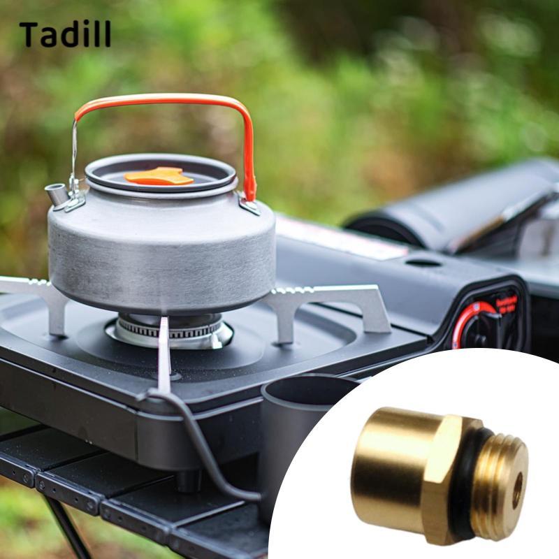 Tadill Cassette Adapter ขั้วต่อโลหะน้ำหนักเบา สำหรับปิกนิกและทำอาหารแบบ BBQ