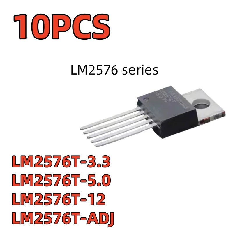 5PCS LM2576 LM2576T-3.3 LM2576T-5.0 LM2576T-12 LM2576T-ADJ ใส่โดยตรง TO-220-5