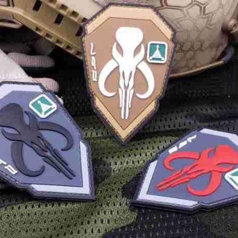 Velcro Badge Bounty Hunter Patch Bounty Hunter Patch Star Wars Patch ปลอกแขน pvc 0122hw