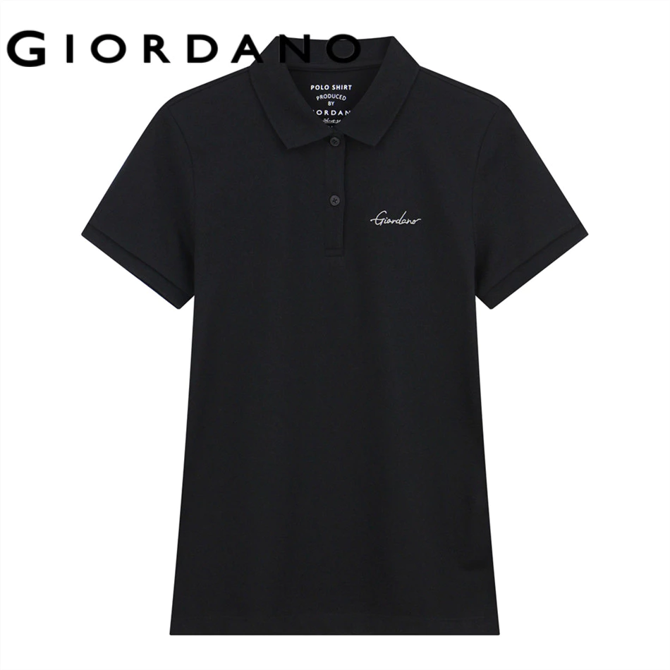 GIORDANO เสื้อโปโลผู้หญิง Women's Signature Polo 05316256