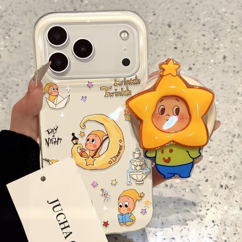 เคสโทรศัพท์เหมาะสําหรับiPhone 7 8 X XS XR XSMAX 11 12 13 14 15 16 17 Pro max Plus Air Moon Ship Starman Shock-Resistantกันกระแทกเคสรวมทุกอย่างUSJC