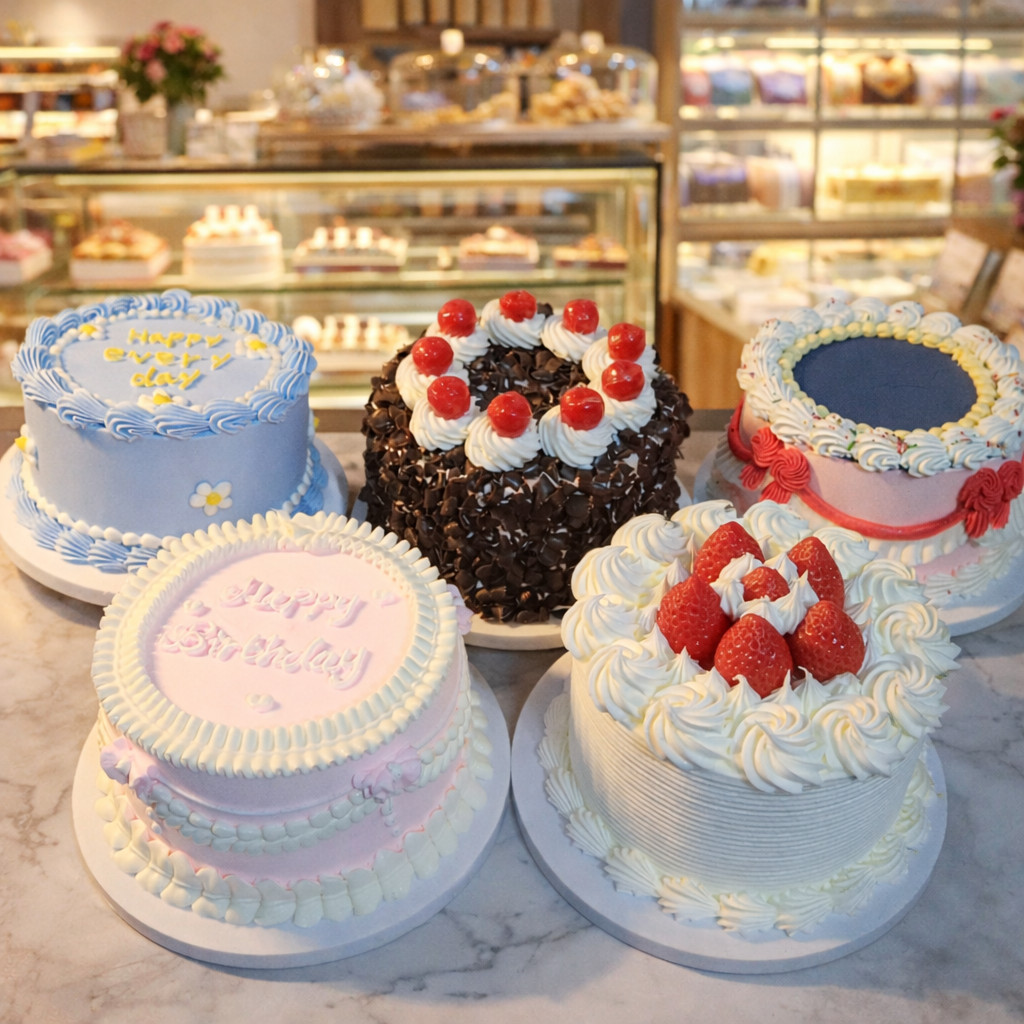 เค้กปลอม เค้กวันเกิด เหมาะสำหรับตกแต่งบ้าน ร้านค้า หรือใช้เป็นพร๊อพถ่ายรูป ก็ได้ค่ะ สวยมากคะ