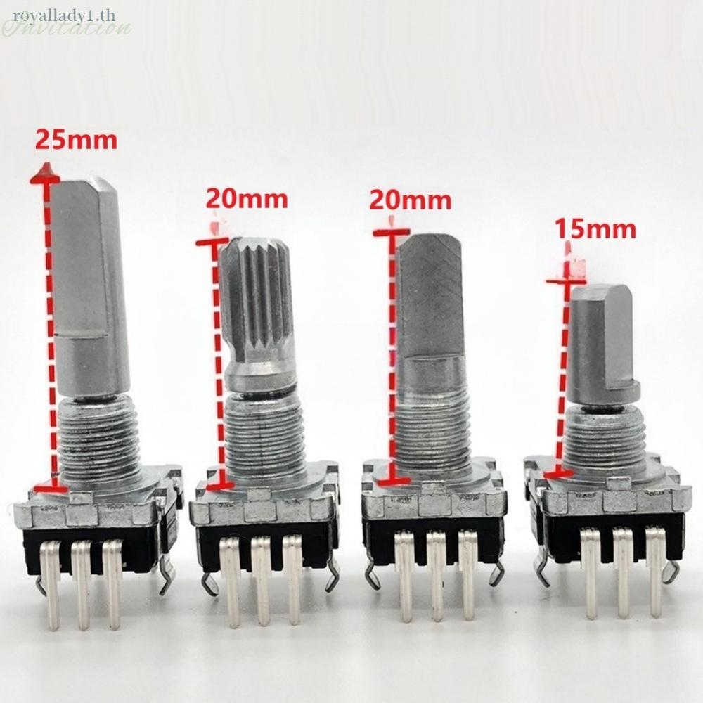 EC11 Encoder Switch พร้อม Push on Switch Audio Digital Switch 20 ตําแหน่ง 5Pin
