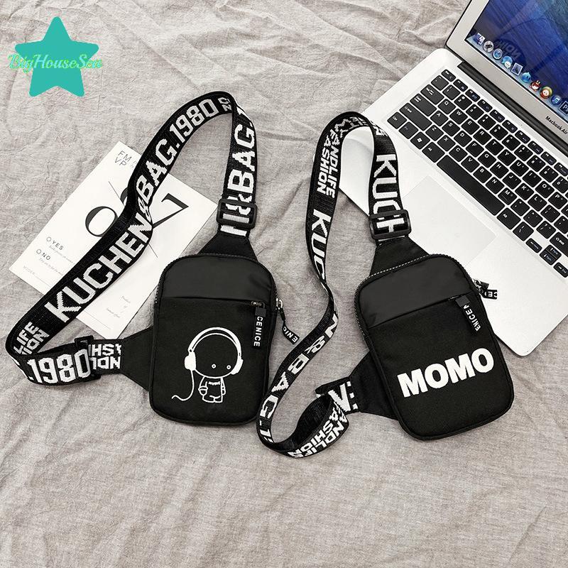 กระเป๋าสะพายไหล่ผู้ชาย กันน้ํา ทรงสี่เหลี่ยม ขนาดเล็ก Messenger Sacoche Homme