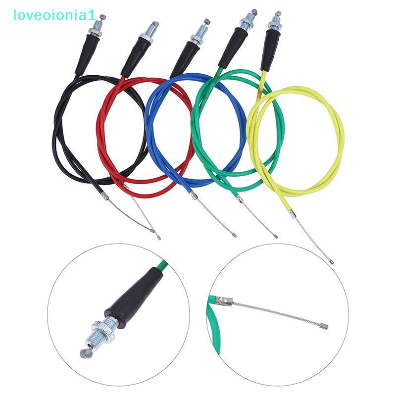 loveoionia1 Universal รถจักรยานยนต์ Accelerator การเชื่อมต่อตรงสายคันเร่ง 900 มม.สําหรับ Kawasaki KT