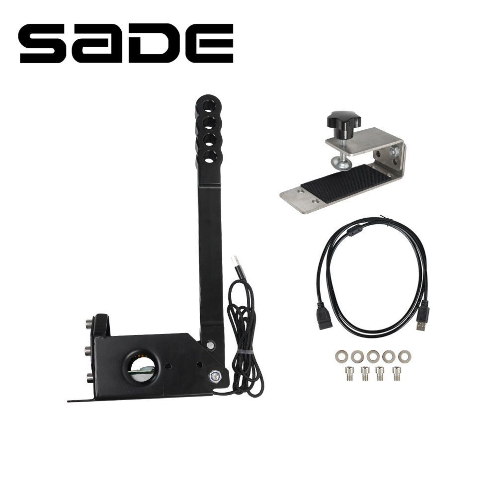 SADE สําหรับ Logitech G25/G27/G29 T300/T500 PC 14 บิต SIM USB Handbrake Clamp เหล็กวงเล็บเกมแข่งรถ Assetto สกปรก 2.0 4.0