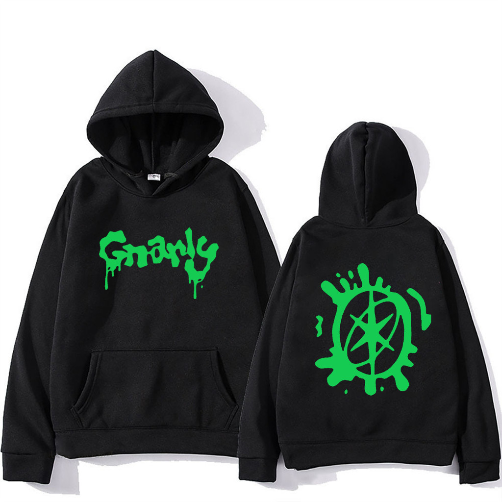 Katseye Merch Gnarly Logo Printing Hoodie เสื้อฮู้ดโอเวอร์ไซส์