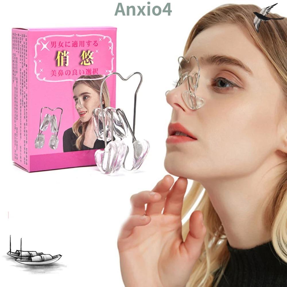 ANXIO4 Nose Up Shaper, Straightening Transparent Nose Slimming Massage, Shaping Orthotics Nose Corre