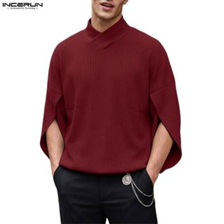 เสื้อเชิ้ตวินเทจสำหรับผู้ชาย เต่าคอดำ แขนครึ่ง