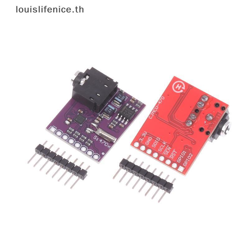 LNTH Si4703 โมดูลรับสัญญาณวิทยุ FM พร้อมอินเทอร์เฟซ RDS I2C 3.3V สําหรับ Arduino ESP32 DIY โครงการเส
