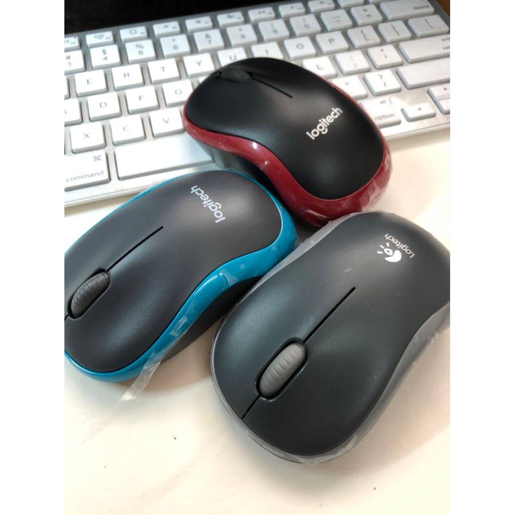 chichang ( บลูทูธ เสียงเงียบ) Logitech M185 เมาส์ไร้สาย USB เกมสํานักงานโน้ตบุ๊คเดสก์ท็อปขนาดกะทัดรั