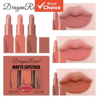 ลิปสติกเนื้อแมตต์ขนาดเล็ก โทนสีฟักทอง กันน้ํา ไม่ติดแก้ว ติด…