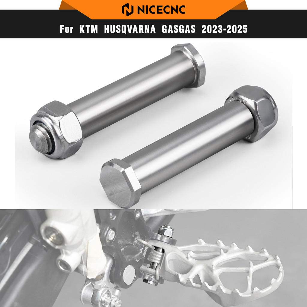OT NICECNC For KTM EXC 300 2024 Stainless Steel Footpeg Foot Rest Mount Pins For KTM EXC-F 350 SXF 4