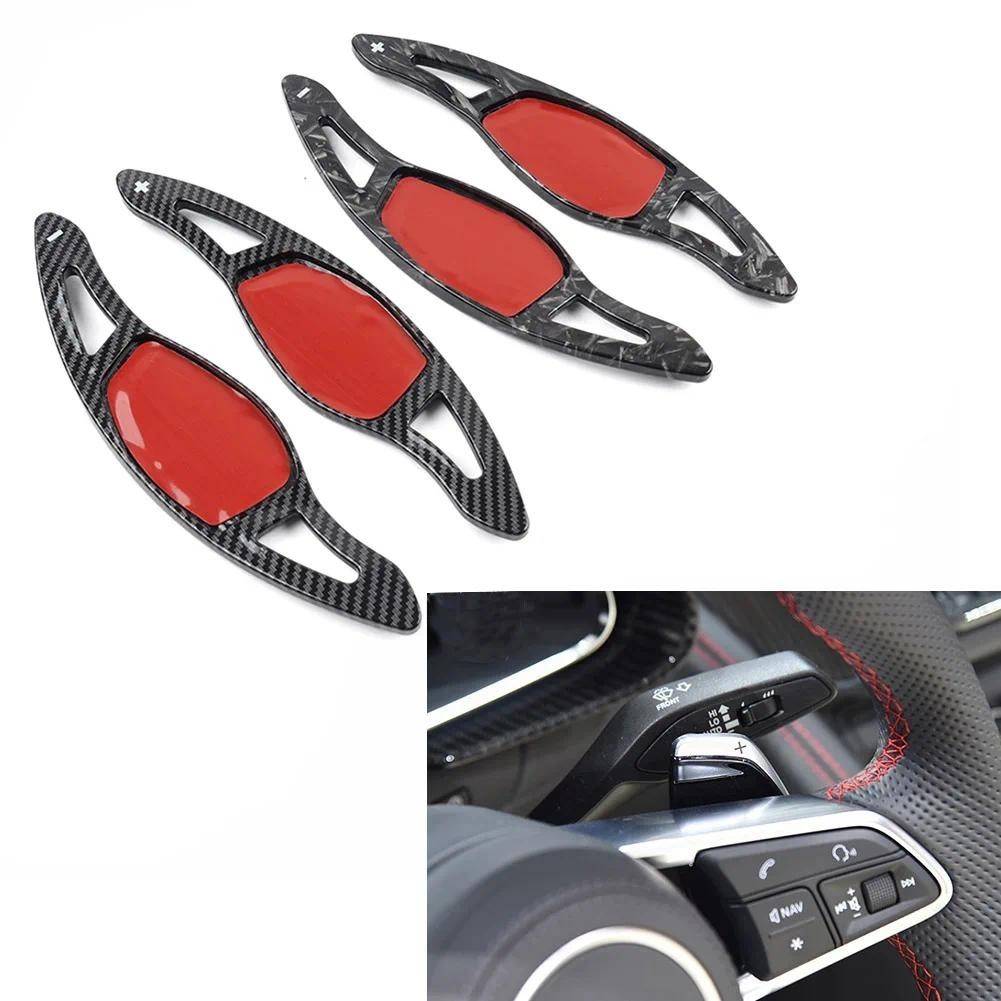 1 คู่พวงมาลัยรถ Shift Paddle Shifter สําหรับ Audi R8 RS3 RS4 RS5 TT RS RS Q3 RS Q8