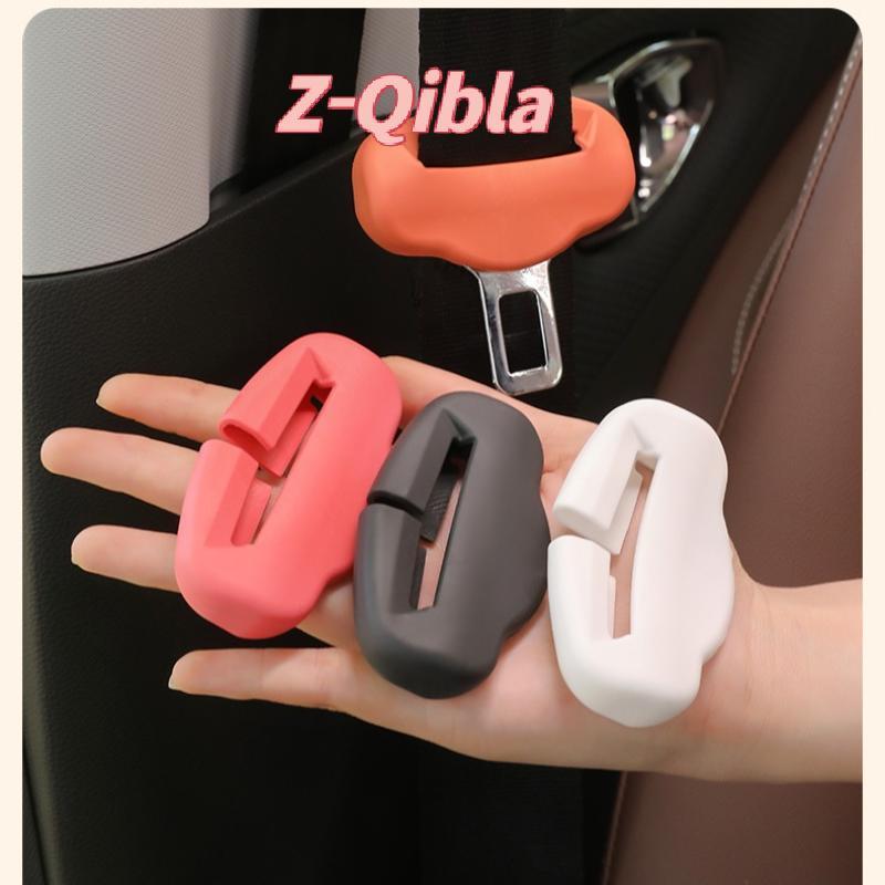[Z-Qibla-t] 1 ชิ้น Anti-Scratch ยางรถที่นั่ง Bule Protector คลิปฝาครอบป้องกัน Universal เข็มขัดนิรภัย Bule สําหรับ SUV ซีดาน