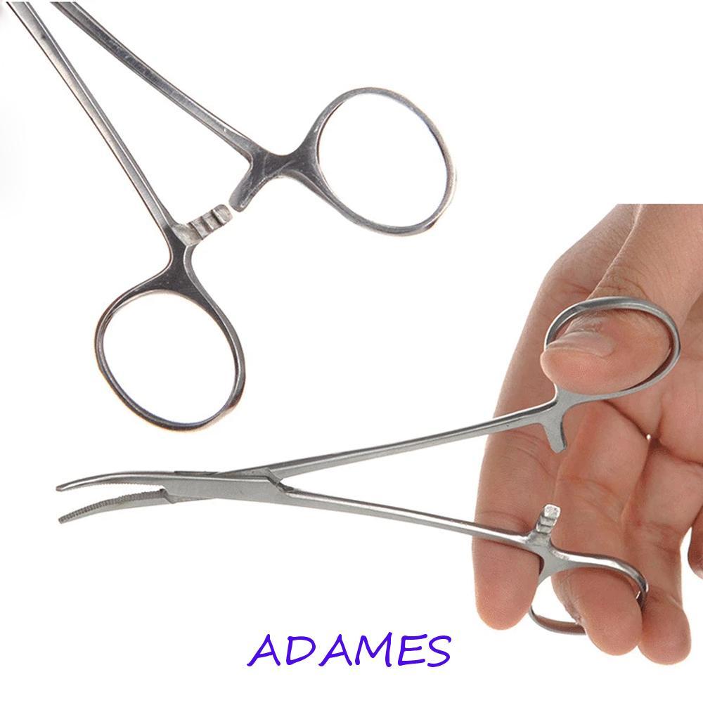 ADAMES คีมและกรรไกรสัตวแพทย์ ปลายโค้งและปลายตรง สำหรับการทำความสะอาดและการผ่าตัด