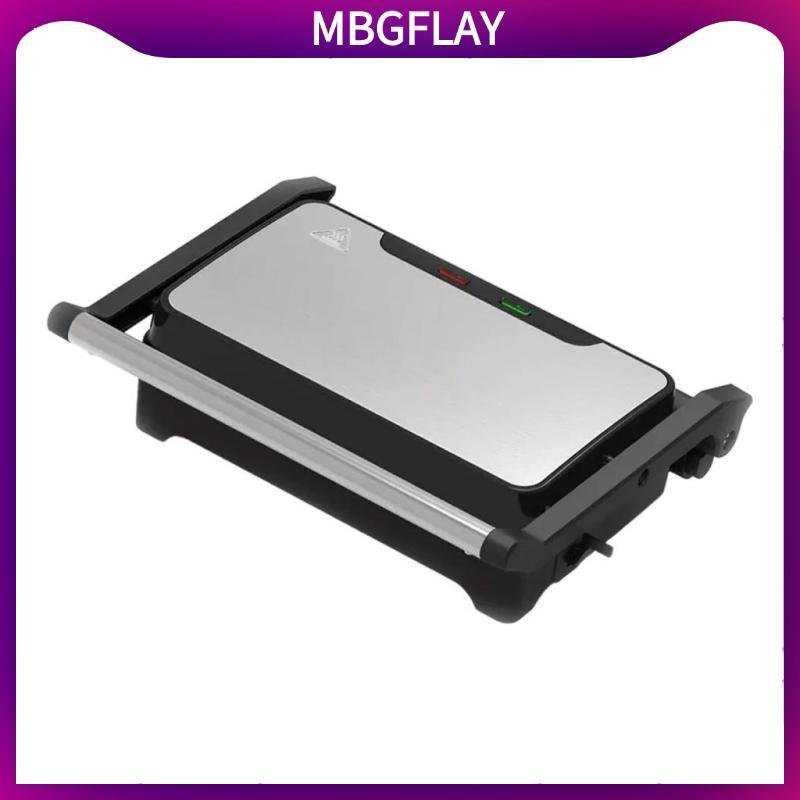 [mbgflay] Panini Press Grill Nonstick Coating มัลติฟังก์ชั่เครื่องทําอาหารเช้าขนมปังเบเกอรี่เครื่องส