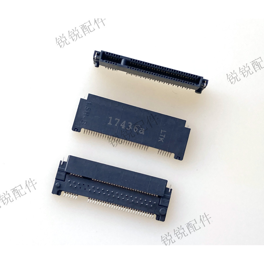 NGFF Slot 0.5 มม.67P M.2 key Countersunk Board H1.5 SSD ซ็อกเก็ตฮาร์ดไดรฟ์อินเทอร์เฟซซ็อกเก็ต 5 + 6 