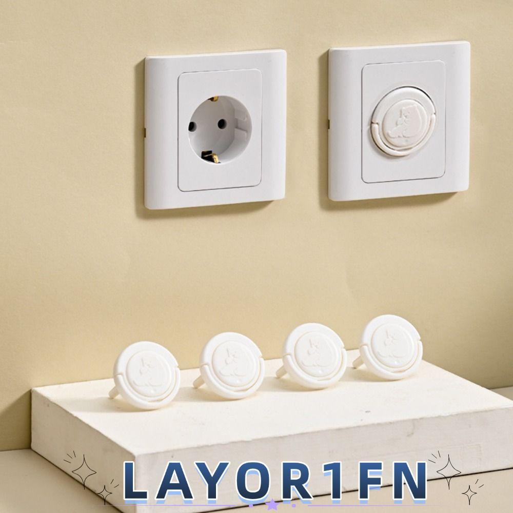LAYOR1FN 10 ชิ้นเด็กความปลอดภัยซ็อกเก็ตครอบคลุม, Anti-electric การ์ตูนซ็อกเก็ตฝาครอบป้องกัน, EU ฝุ่น