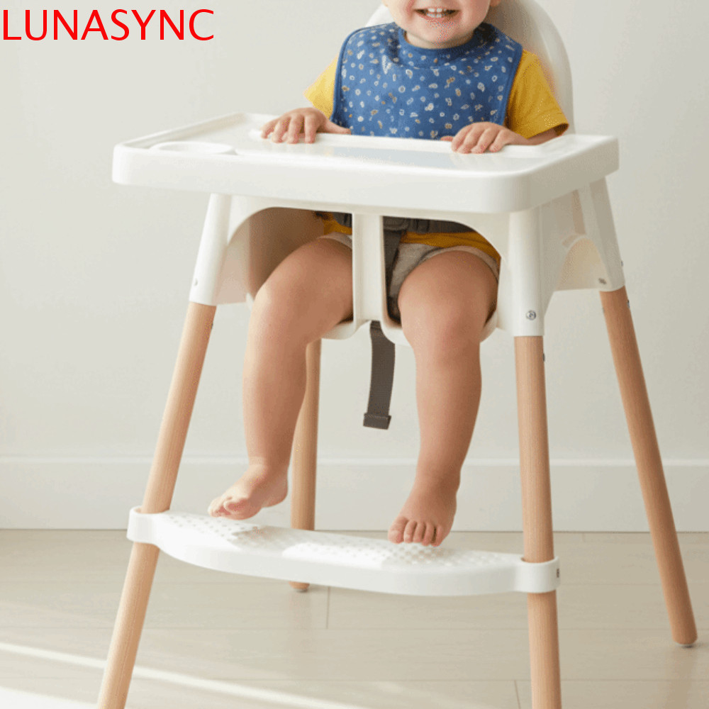 LUNASYNC Highchair Footrest, สบายปรับเท้าเหยียบเท้า,ทุกวัน Anti-Slip Surface Ergonomic Universal Bab