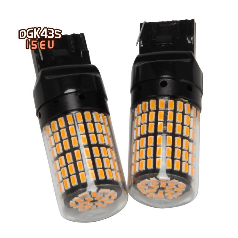 2 ชิ้น Super Bright Canbus T20 7440 W21W Wy21W 144-Smd ย้อนกลับไฟเลี้ยวไฟสัญญาณข้อผิดพลาดฟรีไม่มีแฟล