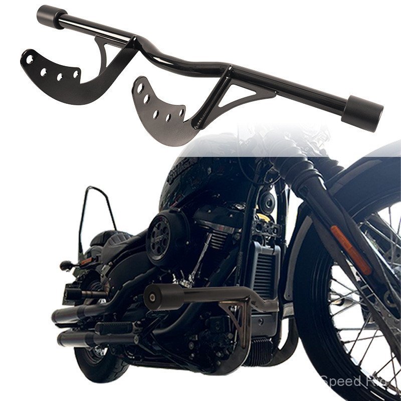 รถจักรยานยนต์ Harley 18-24 Soft Tail Fat Boy Fat Boy One-word Competitive Bar Guard