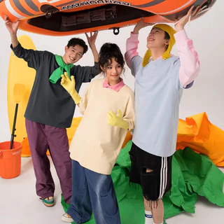 YOOSTRY เสื้อยืด 220G Cotton100% Oversize ผ้าหนาไม่บาง ทรงสวย S-4XL