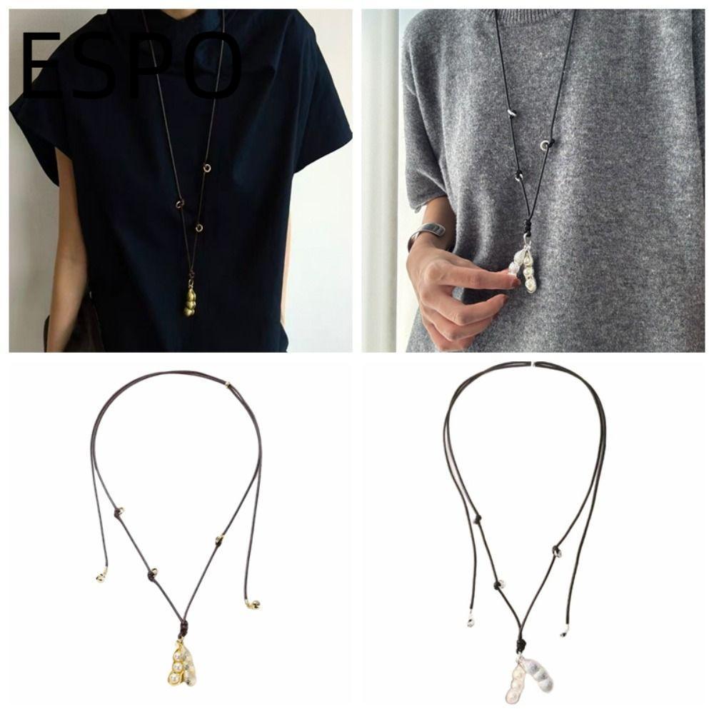 สร้อยคอ Pea Pod เชือกโลหะผสม ของขวัญแฟชั่นสำหรับคุณ