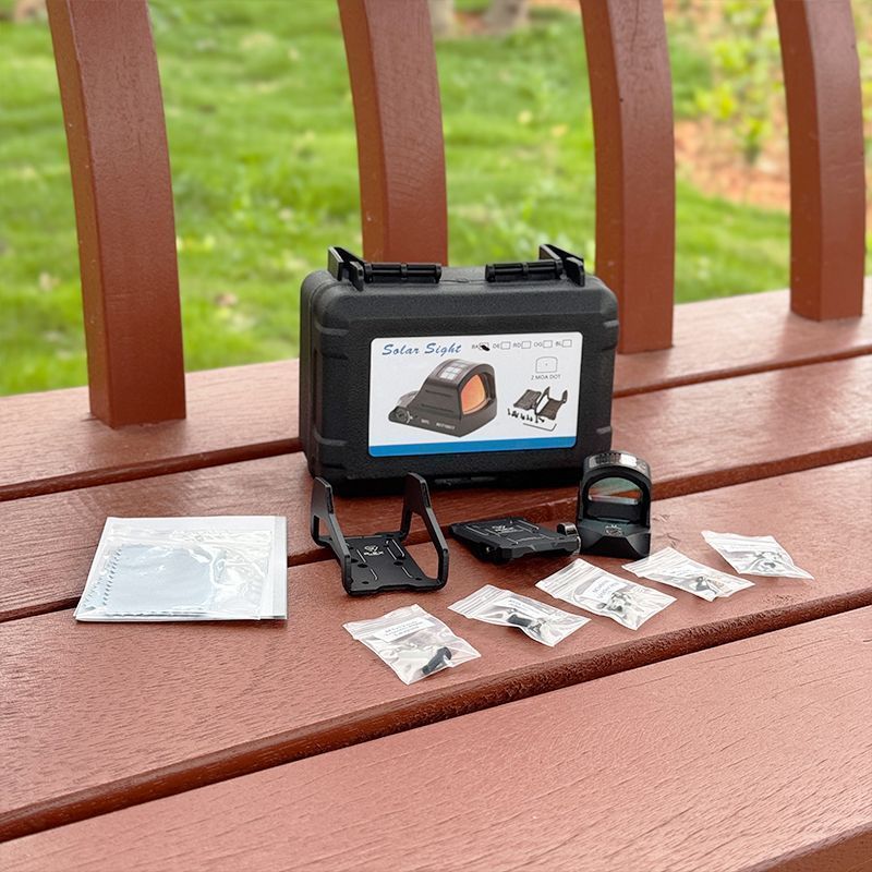 เครื่องมือวัดจุดแดงแบบจำลอง Holosun 507C พลังงานแสงอาทิตย์ ทำจากโลหะ สำหรับใช้งานกับสリングชอต