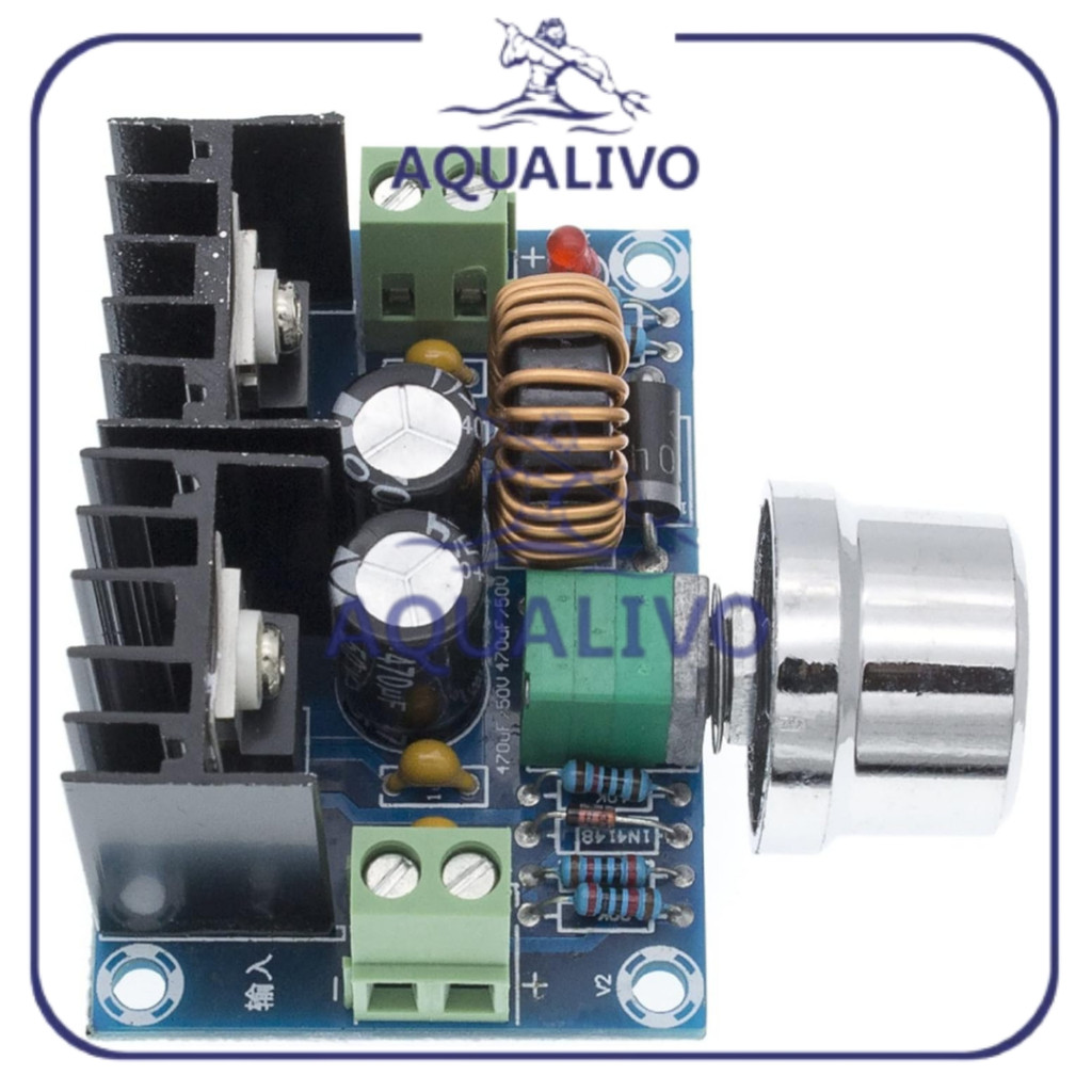 PAJAMANIA ขั้นตอนลง XL4016 8A DC Potentio 200W XH-M401 XL 4016 โมดูลแรงดันไฟฟ้าลด