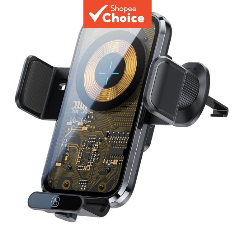 X11s 66W ที่วางโทรศัพท์ชาร์จไร้สายแบบใสกําลังสูงขายึดสีเงินไทเทเนียม