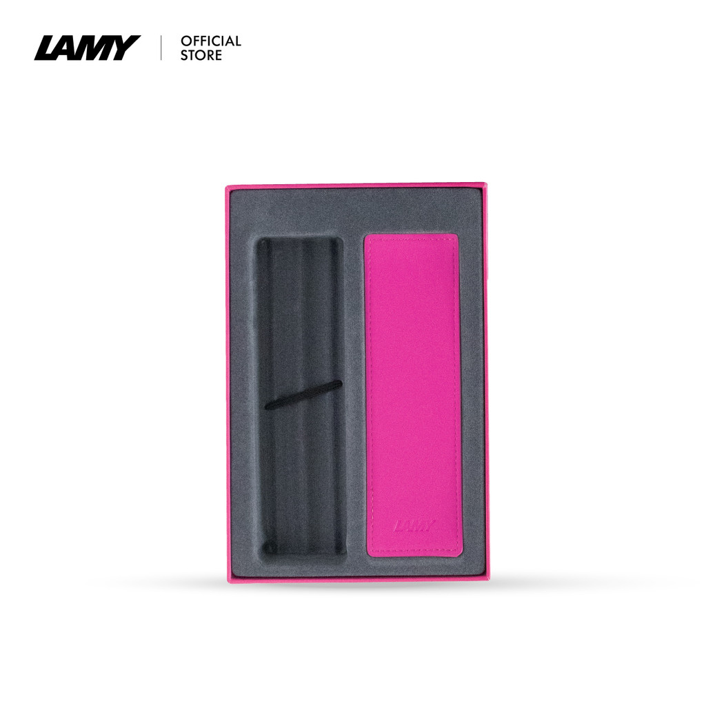 LAMY طقم قلم حبر Safari مع حقيبة — Pink Cliff — صورة 4