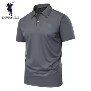 DIVPAULO PoloShirt P Collection 5899-RIII เสื้อโปโลกีฬา ออกกำลังกาย ผ้าแห้งไว ทรงหลวม