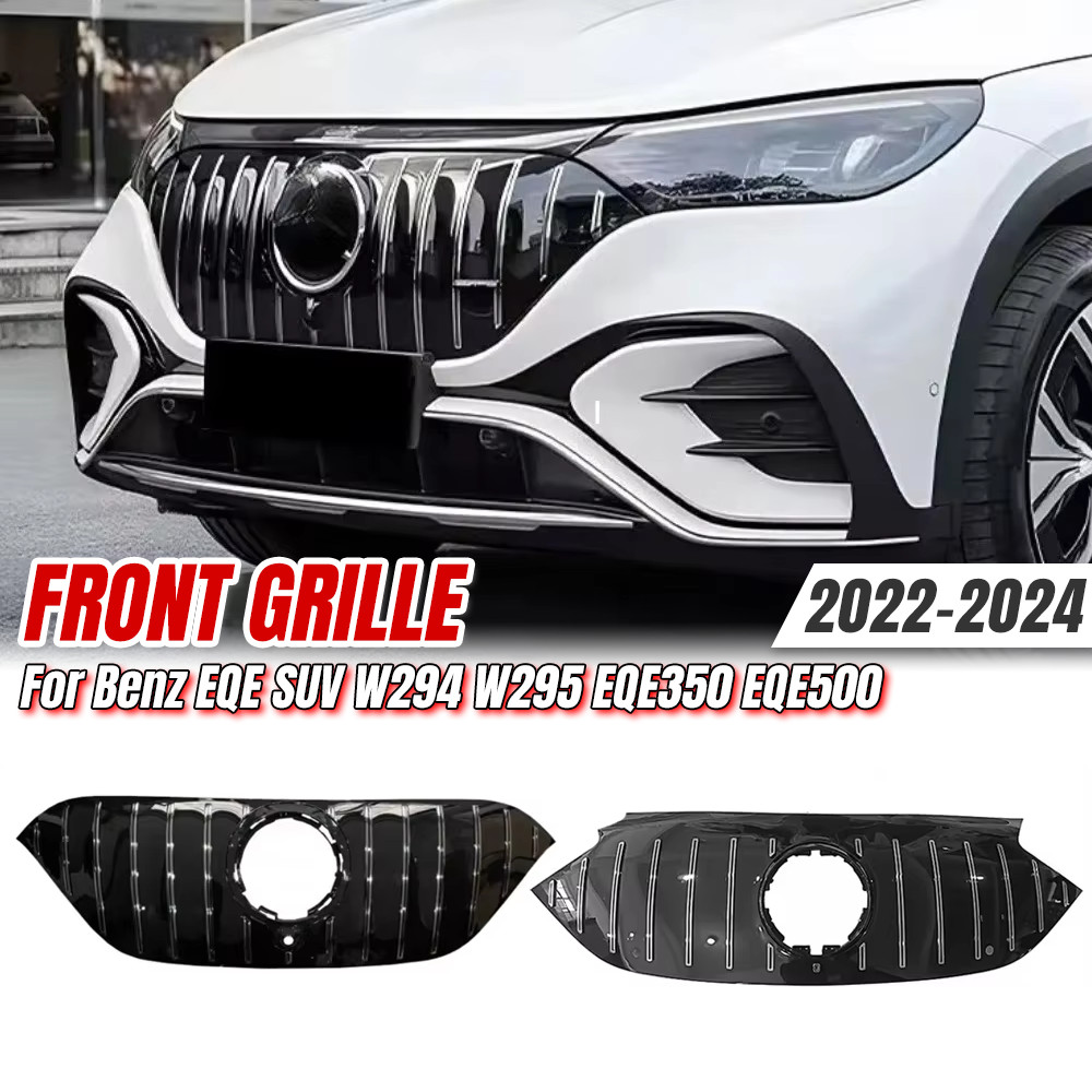ตะแกรงกันชนหน้าสําหรับMercedes-Benz EQE SUV W294 W295 EQE350 EQE500 2022 2023 2024 รุ่นภายนอกจัดแต่ง