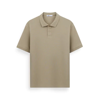 AIIZ เสื้อโปโลผู้ชายผ้าเท็กซ์เจอร์ AIIZ Men's Solid Texture Polo Shirt