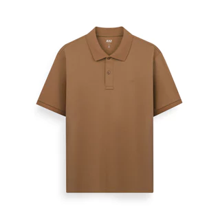 AIIZ เสื้อโปโลผู้ชายสีพื้นพิมพ์โลโก้ AIIZ Men’s AIIZ Logo Polo Shirt