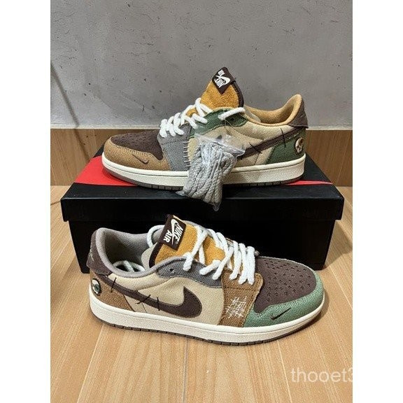 รองเท้า Zion Williamson Air Bandit 1 Low OG สี Voodoo Flax Millennial Fawn Brown สำหรับราศีเมษ