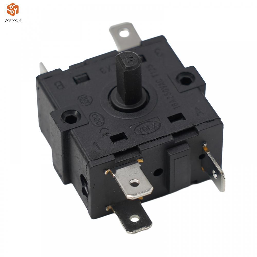สวิตช์เกียร์ 16A AC250V สีดําไฟฟ้าห้องตัวเลือกโลหะคุณภาพสูง