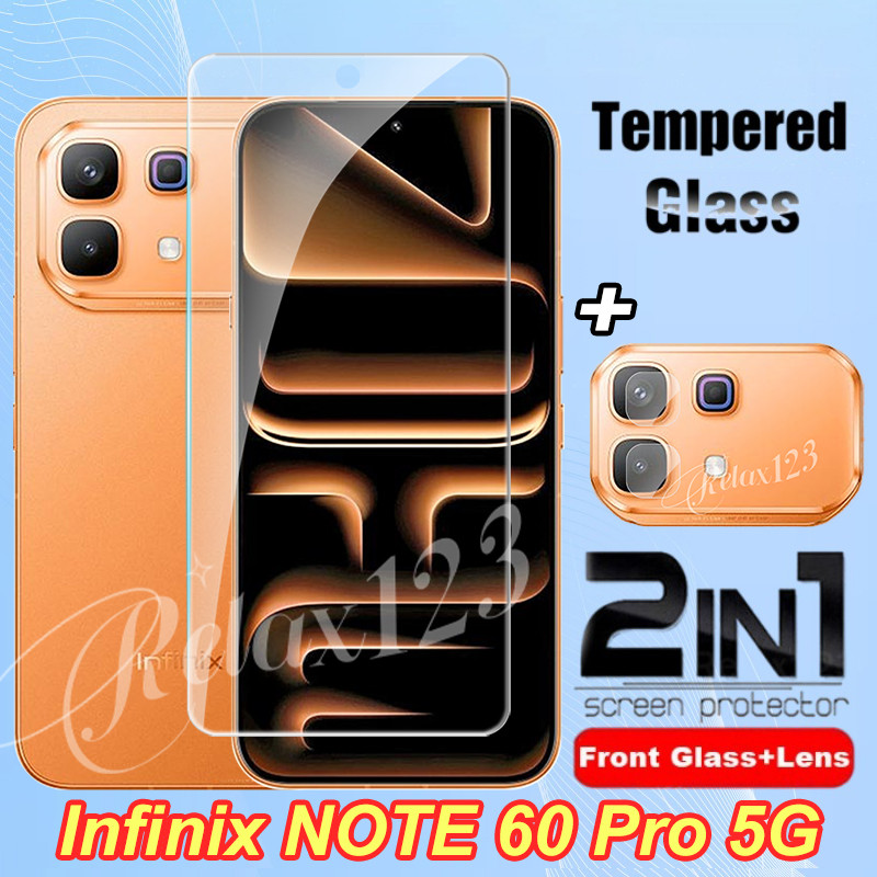 สําหรับ Infinix NOTE 60 Pro 5G Full Screen Protector กระจกนิรภัยสําหรับ infinix Note60 Note60Pro Inf