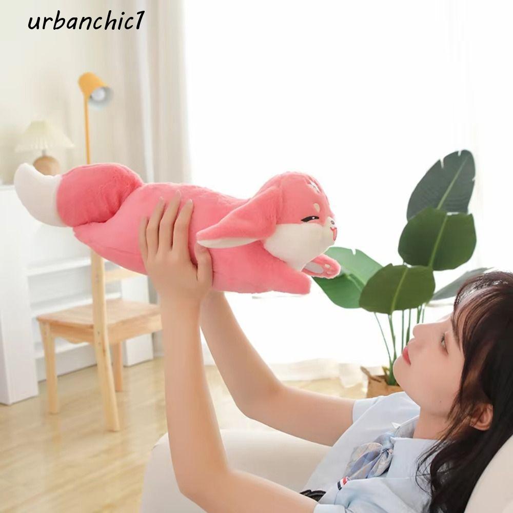 URBANCHIC Yae Miko ของเล่นตุ๊กตา, อะนิเมะสไตล์วัสดุนุ่ม Genshin Impact Plush, Plushies ตุ๊กตาการ์ตูน