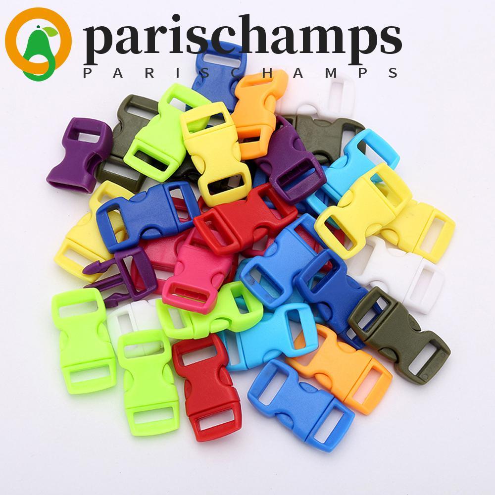 PARISCHAMPS Paracord Curved Plastic 3/8" 10mm Bracele Parachute Webbing Strap
