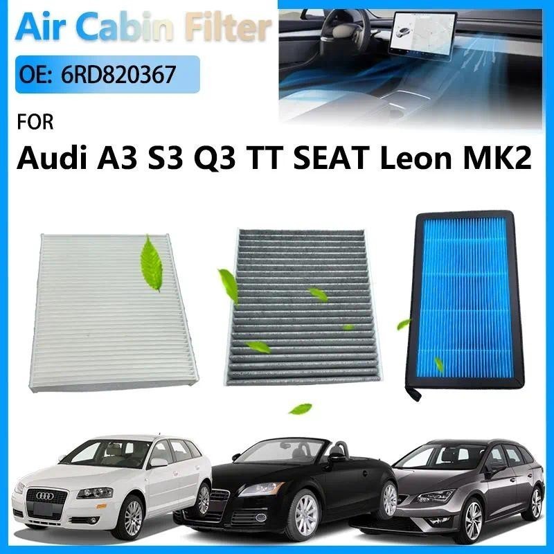 6RD820367 375461234083 เครื่องปรับอากาศกรองสําหรับ Audi A3 S3 Sportback Q3 8U TT 8J ที่นั่ง Leon Mk2