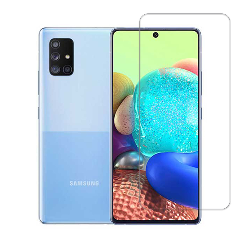 HS 2 ชิ้น SUPER TEMPERED GLASS สําหรับ Samsung Galaxy A Quantum,A01s,A02s,A12,A31,A32 5G,A32,A41,A51