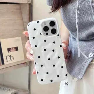 🔥สินค้าพร้อมส่ง! 🔴 เคสโทรศัพท์ลายจุดเด่น เคสไอโฟน เคส iPhone 17/16/15 Pro Max/14/13/12/11/XS/8/7ลายจุด – เต็มไปด้วยชาร์ม